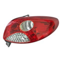 Lanterna Peugeot 207 Hatch 2008 2009 A 2015 Grade Cromada Ld Direito/passageiro Vermelho
