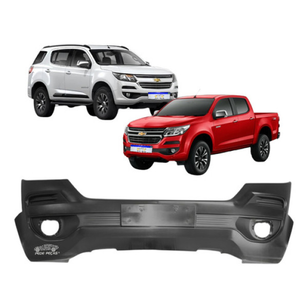 Parachoque Dianteiro Chevrolet S10 Trailblazer 2017 A 2020 Preto