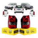 Par Lanterna Sinaleira Vw Parati G4 Fumê 2006 2007 A 2013 Ambos Lados Vermelho