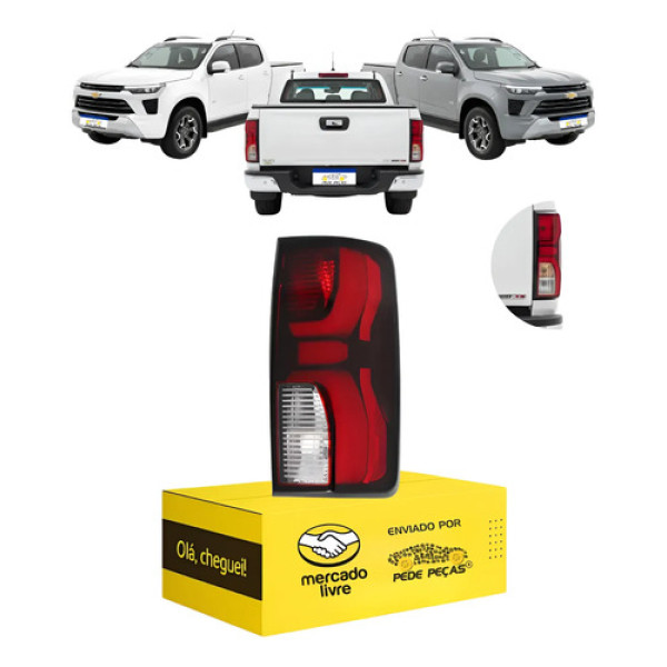 Lanterna Sinaleira Chevrolet S10 2025 2026 C/led Nova Ld Direito/passageiro Fumê