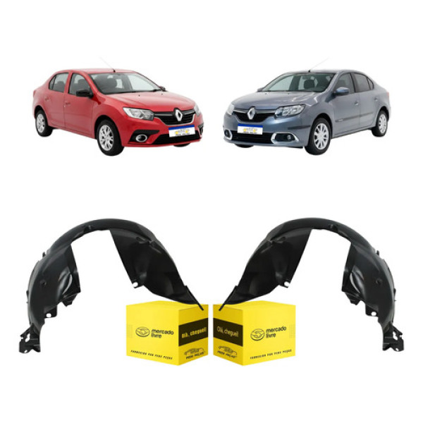 Parabarro Renault Sandero  2014 A 2024 Par Dianteiro Novo