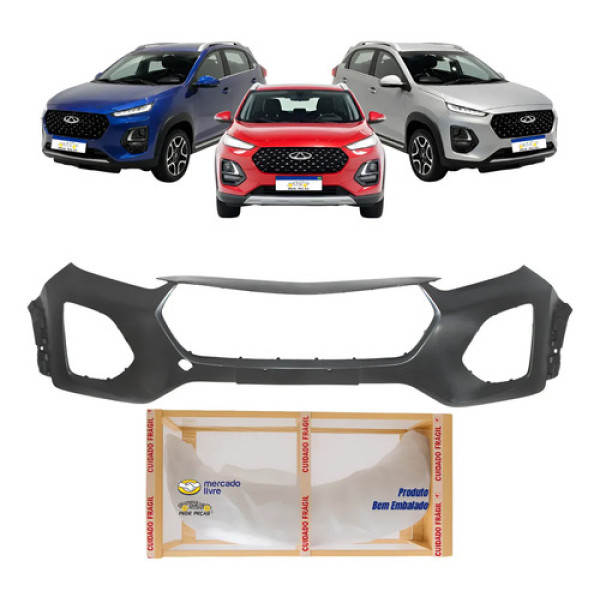 Parachoque Chery Tiggo 3x 2021 2022 2023 Novo Preto