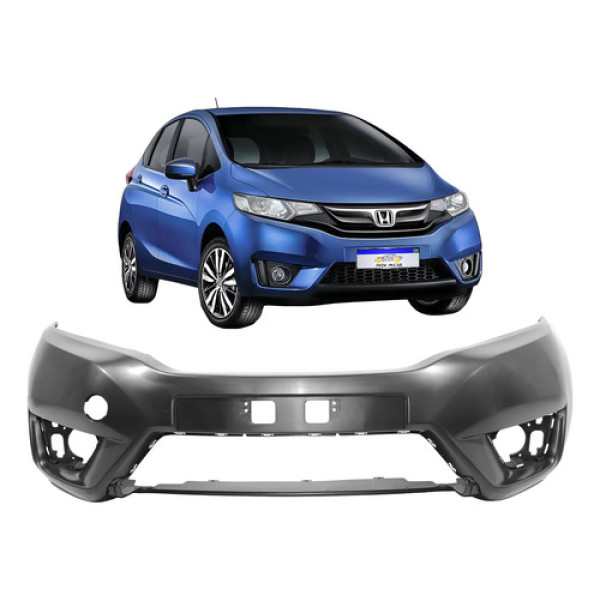 Parachoque Dianteiro Honda Fit 2015 2016 2017 Novo - Preto