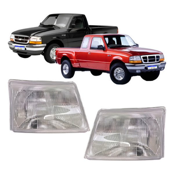 Farol Ford Ranger 1998 1999 2000 2001 2002 2003 2004 Cristal