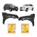 Par Paralama Chevrolet Captiva 2008 A 2017 Sport Novo