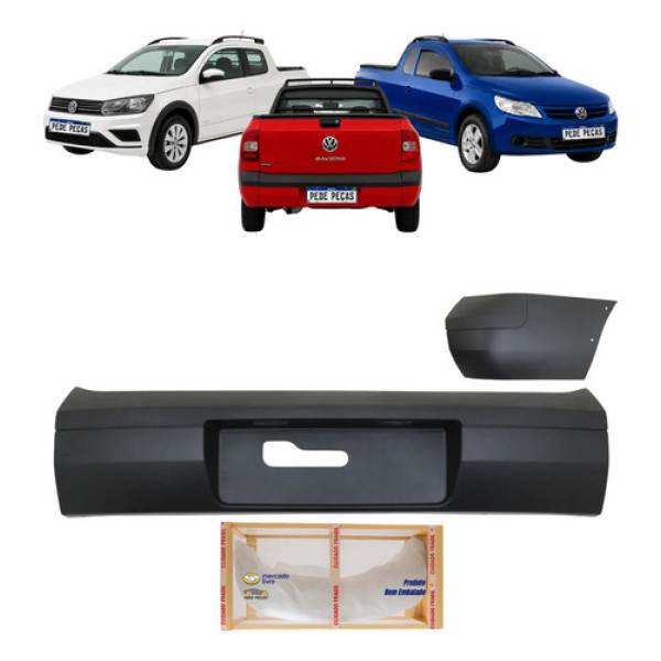 Kit Parachoque Polaina Direita Vw Saveiro G5 G6 2010 A 2016