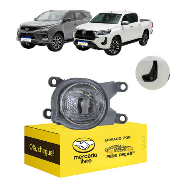 Farol Milha Cibié Toyota Sw4 Hilux 2021 22 23 A 2026 Led Le Cristal