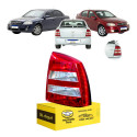 Lanterna Gm Astra Sedan 2003 04 05 06 07 08 09 10 2011 Ld Direito/passageiro Vermelho Cristal