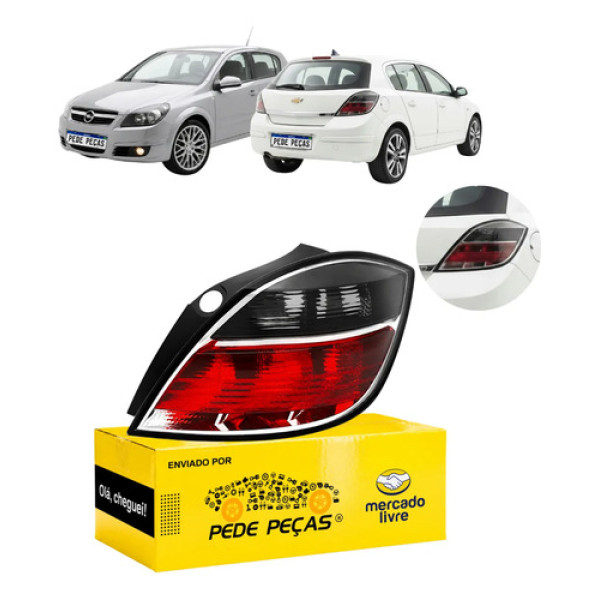 Sinaleira Traseira Gm Vectra Hatch 2008 A 2011 Novo Ld Direito/passageiro Vermelho