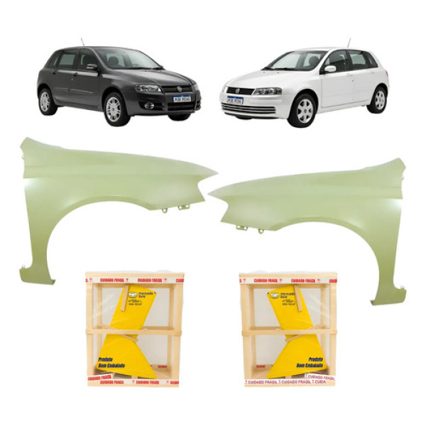 Par Paralama Fiat Stilo 2003 A 2011 Sporting Connect Novo