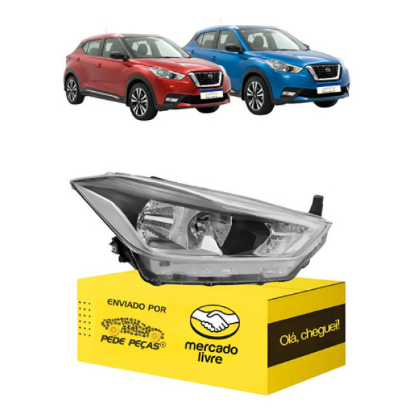 Farol Sinaleira Nissan Kicks 2017 18 19 20 2021 S/led Ld Direito/passageiro