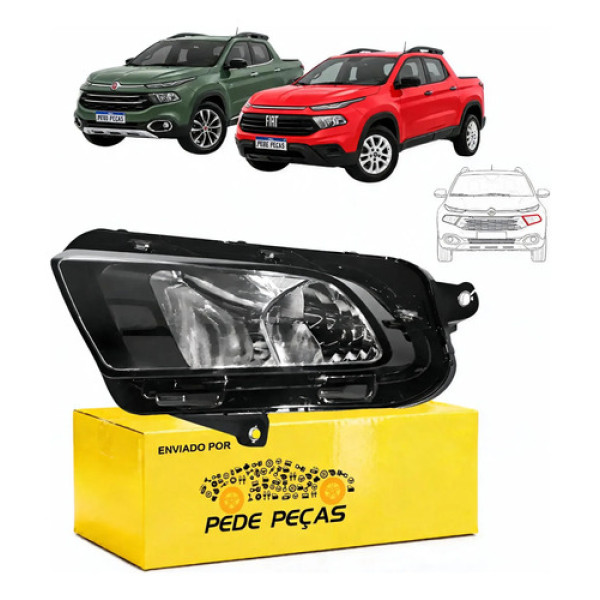 Farol Fiat Toro 2016 A 2021 Freedom Volcano Endurance Le Esquerdo