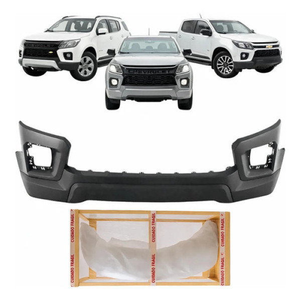 Parachoque Dianteiro S10 Trailblazer 2021 2022 2023 24 Novo Preto