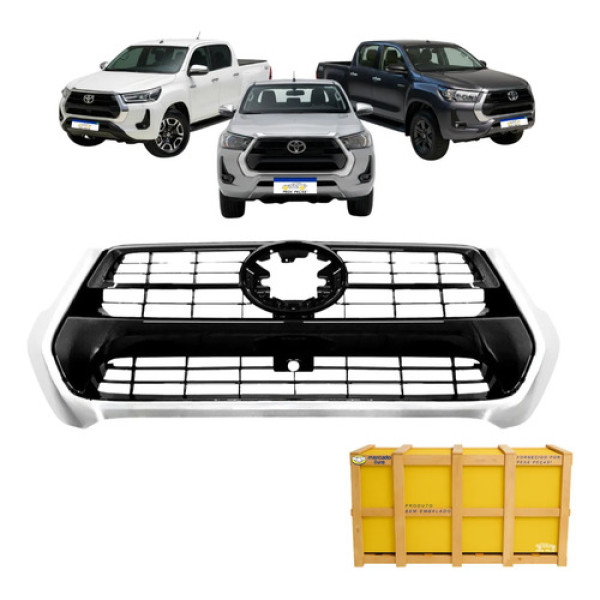 Grade Toyota Hilux 2022 2023 2024 2025 2026 Srx Srv Conquest Preto Brilhante