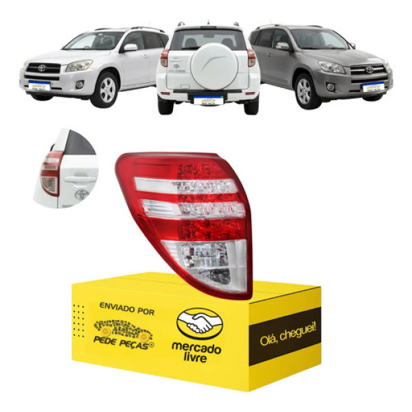 Lanterna Sinaleira Toyota Rav4 2009 2010 2011 2012 C/led Le Esquerdo/motorista Cristal
