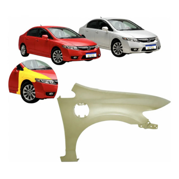 Paralama Honda New Civic 2007 2008 2009 2010 2011 Novo