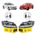 Par Farol Sinaleira Vw Jetta 2011 12 13 2014 Máscara Negra Ambos Lados Ambos Lados