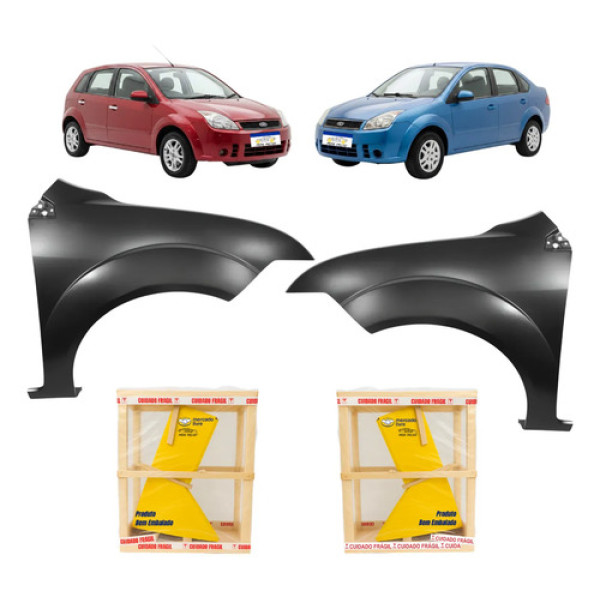 Par Paralama Ford Fiesta Trend 2007 2008 A 2010