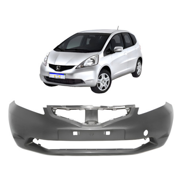 Parachoque Dianteiro Honda Fit 2009 2010 2011 2012 Novo Preto