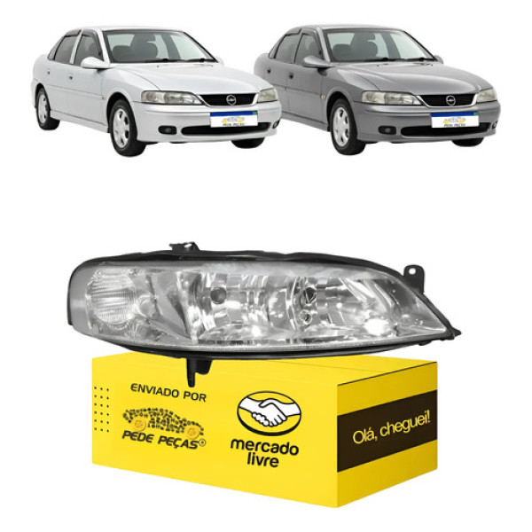 Farol Chevrolet Vectra 2000 2001 2002 2003 2004 2005 Ld Direito