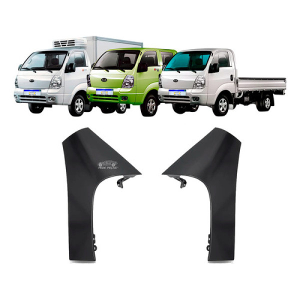 Par Paralama Kia Bongo 2006 2007 2008 2009 2010 A 2025 Novo