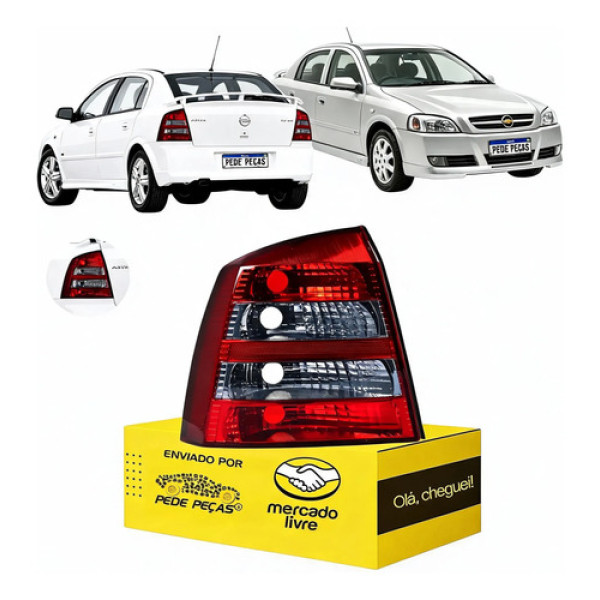 Lanterna Fume Astra Hatch 2003 A 2011 Elegance Ss Gsi Gl Le Esquerdo/motorista Fumê