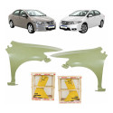 Par Paralama Honda City 2008 A 2014 S/furo Tanque