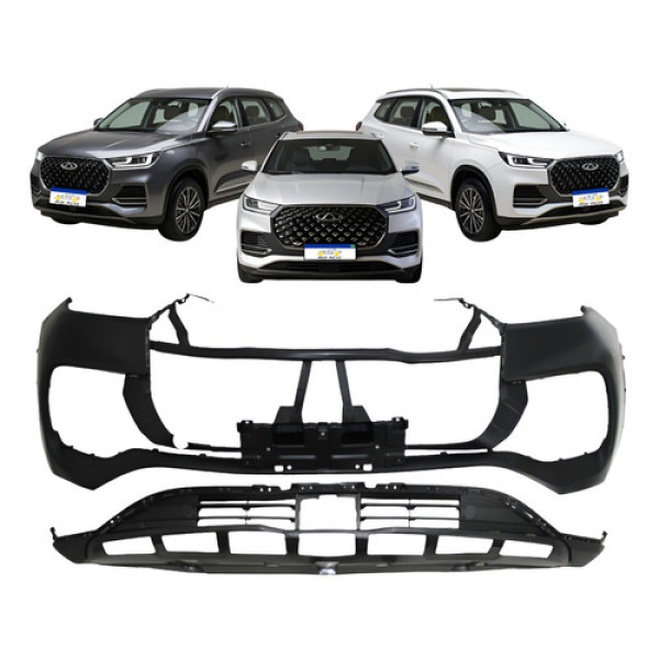 Parachoque C/ Spoiler Tiggo 8 Pro 2023 2024 2025 2026 Preto