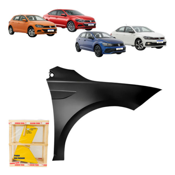 Paralama Vw Polo Track Virtus Gts Tsi 2017 A 2026 Novo Ld