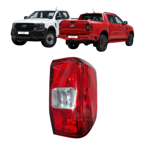 Lanterna Ld Ford Ranger 2024 A 2026 S/ Led Xls Xlt Xl Black Direito/passageiro Direito/passageiro