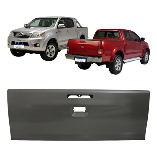 Tampa Traseira Toyota Hilux 2005 A 2008 Chasis Dx Sr Srv Cinza