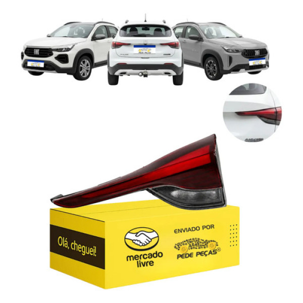 Lanterna Traseira Tampa Fiat Pulse 2022 23 A 2026 C/led Ld Direito/passageiro