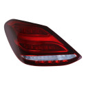 Lanterna C180 C200 C250 C300 C43 C63 Amg 2015 A 2018 W205 Le Esquerdo/motorista Vermelho