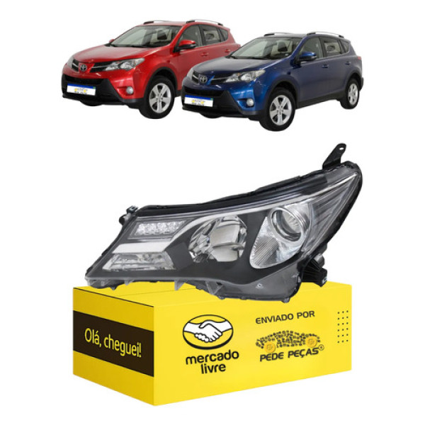 Farol Sinaleira Toyota Rav4 2013 2014 2015 C/motor C/led L.e Esquerdo/motorista