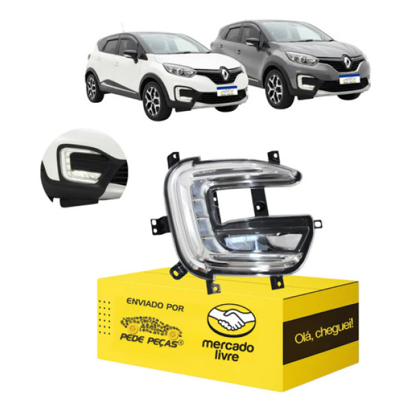 Milha Cibie Captur 2017 2018 2019 2020 2021 Direito C/drl Cristal