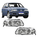 Par Farol Vw Gol Saveiro Parati G3 2000 01 A 2005 Foco Duplo Ambos Lados