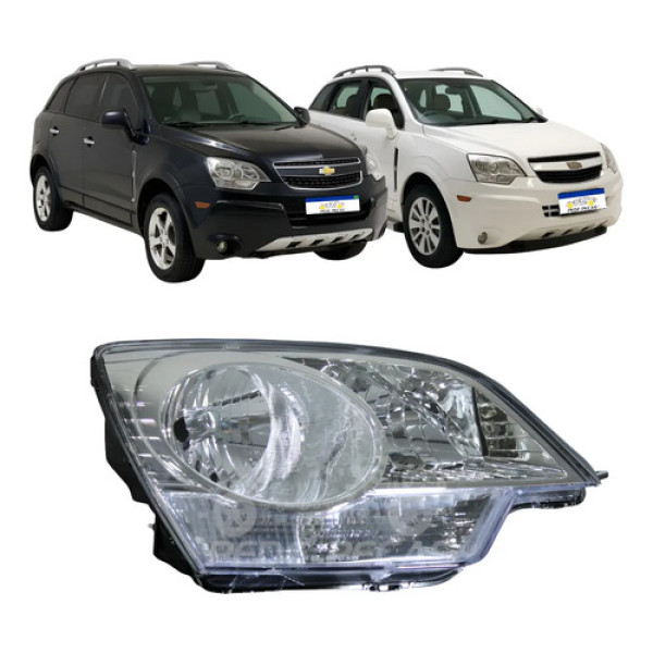 Farol Chevrolet Captiva 2008 2009 2010 A 2014 Ld Manual Direito/passageiro