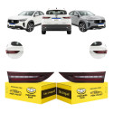Par Lanterna Mala Fiat Fastback 2023 2024 2025 2026 Full Led Ambos Lados Fumê