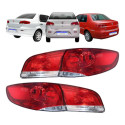 Jogo Lanterna Tampa + Canto Fiat Siena 2008 2009 2010 A 2016 Ambos Lados Vermelho