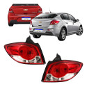Par Lanterna Cruze 2011 2012 2013 2014 2015 2016 Hatch Novo Ambos Lados Vermelho