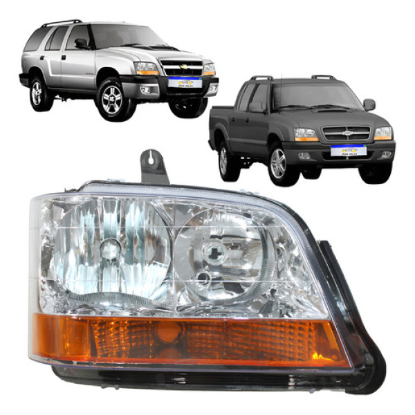 Farol S10 2001 2002 2003 2004 2005 2006 07 08 A 2011 L.d Direito