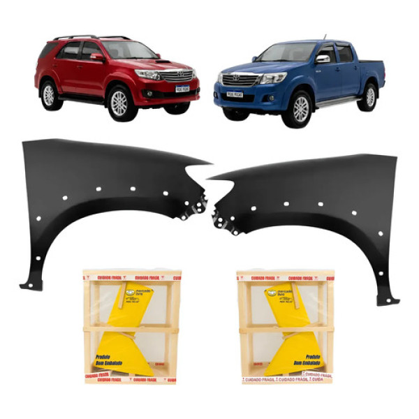 Par Paralama Toyota Hilux E Sw4 2012 2013 2014 2015 Sr Srv