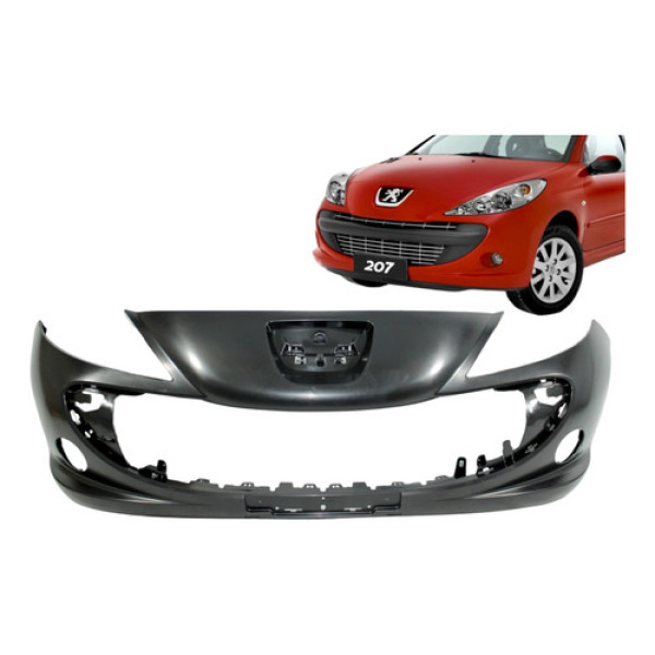 Parachoque Peugeot 207 2008 2009 2010 2011 2012 2013 A 2015 Preto