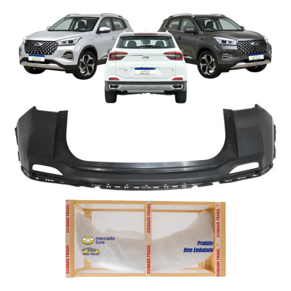Parachoque Traseiro Tiggo 5x Pro Turbo Sport 2024 2025 2026