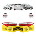 Jogo De Lanternas Canto Tampa Corolla Xei 2015 16 2017 C/led Ambos Lados Cristal