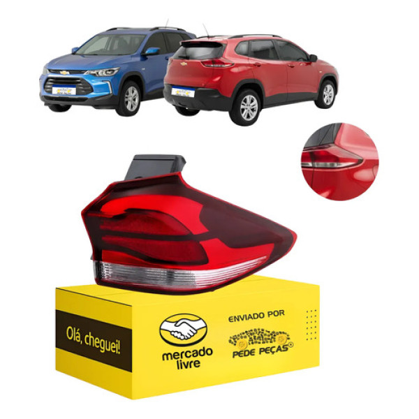 Lanterna Canto Tracker 2020 21 22 23 24 2025 S/led Nova L.d Direito/passageiro Fumê