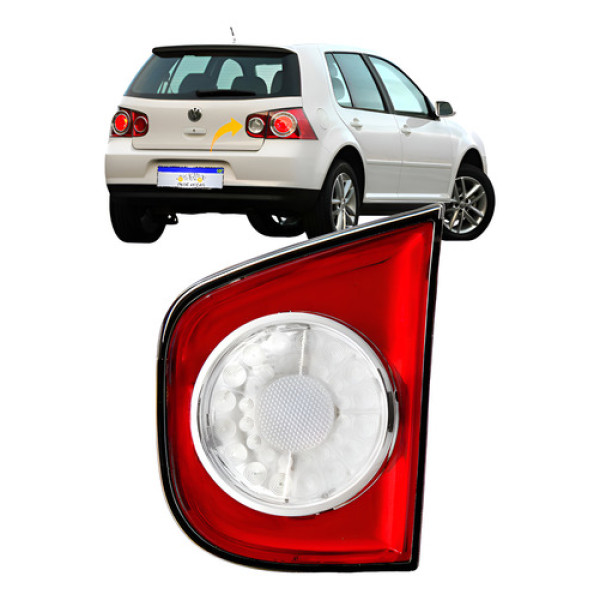 Lanterna Volkswagen Golf 2008 2009 2010 2011 2012 2013 L.d Direito Vermelho