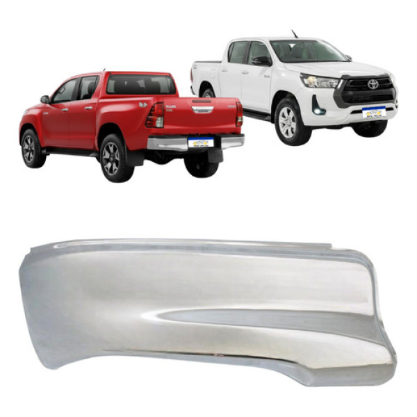 Ponteira Esquerda Parachoque Hilux 2016 2017 2018 19 A 2021