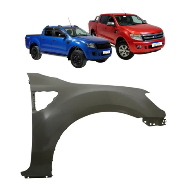 Paralama Dianteiro Ford Ranger 2013 A 2016 C/furo Moldura Ld Direito