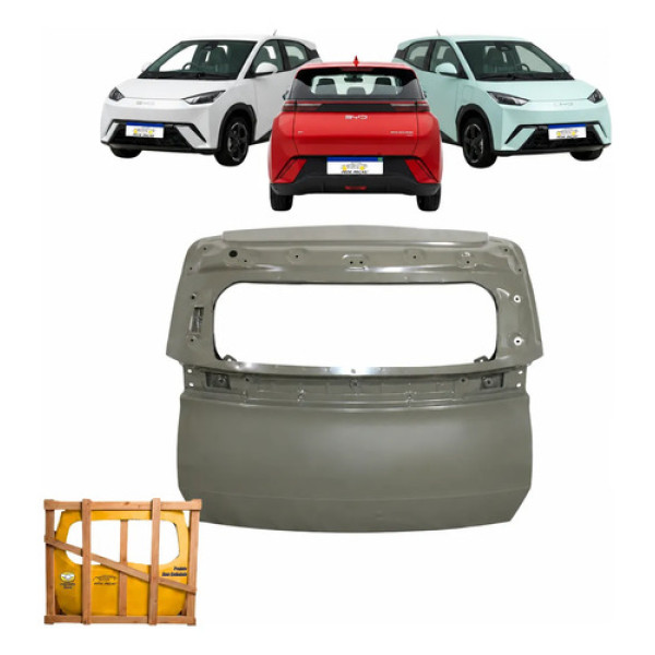 Tampa Traseira Byd Dolphin Mini Gs Ev 2024 2025 2026 Novo Cinza